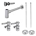 Kingston Brass CC53301DLTRMK1 Concord Vessel Sink Plumbing Supply Combo Kit, 30-Inch, Polished Chrome