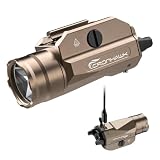 CRONHAWK Rechargeable Pistol Light, 1350 Lumen Pic Rail Mounted Flashlight with Strobe, Fits...