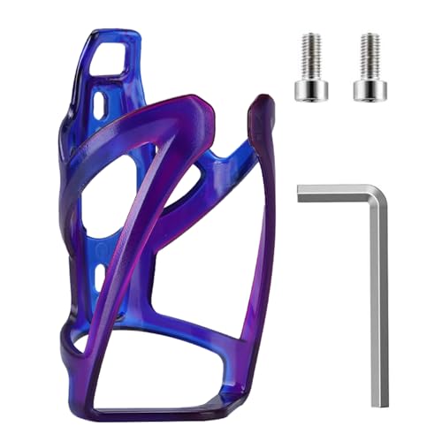 Porte-gobelet universel pour vélo avec vis, porte-bouteille léger, bouilloire pour vélo de route, VTT et vélos pour enfants (violet)