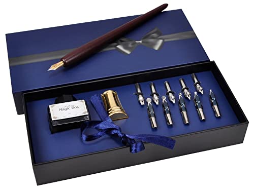 Plotube Wooden Pen Calligraphy Set