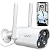 Produktbild GNCC Überwachungskamera Aussen, T1 WLAN Kamera 1080P, IP Kamera Überwachung mit Smart Bewegungs-/Geräuscherkennung, Zwei-Wege-Audio, IP65 Wetterfest, Work with iOS/Android, Compatible with Alexa