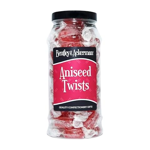 Aniseed Twists Sweets Gift Jar by Bentley & Ackerman Cover