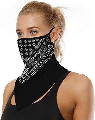 Arkim Balaclava Face Mask. Motorcycle Cycling Neck Warmer for Helmet, Ski Face Mask UV Protector Scarf Neck Gaiters Dust Wind Washable