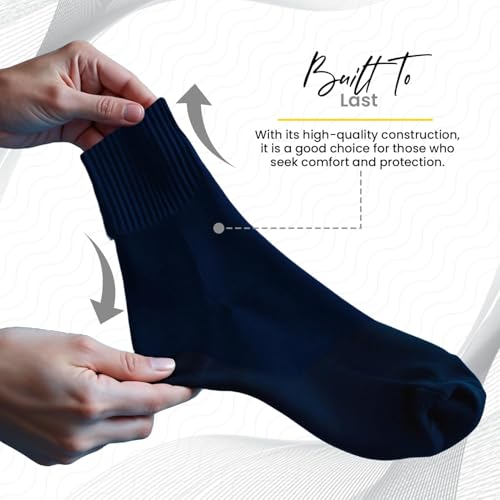 Image of Sierra Socks Women's Cotton Diabetic Ankle Socks, 3 Pair