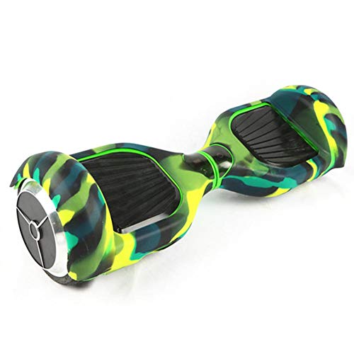 Funda Protectora de Silicona para 6.5 Pulgadas Hoverboard y Smart Two Wheels Scooter eléctrico con Equilibrio automático, Protector de Tabla de...