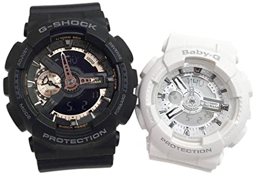 �J�V�I CASIO �r���v G-SHOCK&BABY-G �y�A�E�H�b�` ���l������G�V���b�N�y�A �����y�A�P�[�X���� �y�A�r���v �W�[�V���b�N&�x�r�[�W�[ �u���b�N �z���C�g GA-110RG-1AJF BA-110-7A3JF �������K�i