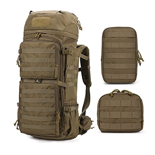 Mardingtop 75L Military Backpack + Small Tactical Pouches #TOP8