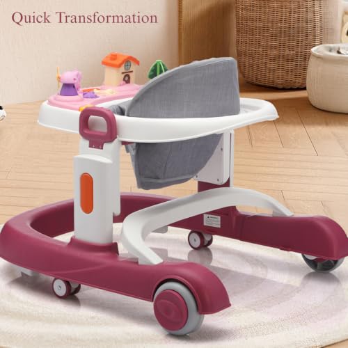 Image of Little Olive House Walker - Maroon