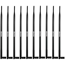 TECHTOO WiFi Antenna 9dBi 2.4Ghz with RP-SMA Plug Connector for Wireless Network Router-USB Wireless Adapter-PCI PCIe Cards-IP Camera-Security Camera-Desktop PC-Range Extender RP-SMA-10Pack