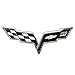 C6 Corvette 100 Anniversary Emblem