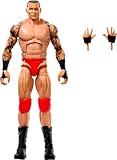 Mattel WWE Elite Collection Top Picks Action Figures & Accessories Set, 6-inch Collectible Randy Orton with Swappable Hands & Ring Gear (Styles May Vary)