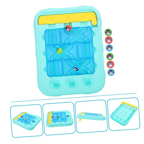Toyvian 2 Pçs Bola Labirinto Brinquedo Quebra-Cabeças De Madeira Interessante Brinquedo Labirinto Cr