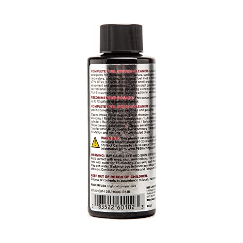 Image of Red Line 60102 SI-1 Complete Fuel System Cleaner, Cleans and Prevents Corrosion in Fuel Systems, Cleans Injectors, Carburetors, Valve and Combustion Chamber Deposits - (1 Pack - 4 oz)