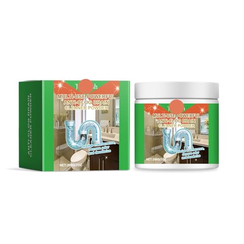 Polvo Limpiador Desatascador De Tuberías: Disuelve Obstrucciones De Cabello, Grasa Y Residuos De Comida, Limpia Desagües En Profundidad Y Elimina Olores.(3PCS)