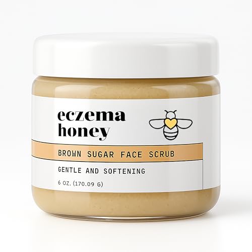 ECZEMA HONEY Brown Sugar Face & Body Scrub - Bath Scrub for Dry Skin - Natural & Gentle Face Scrub...