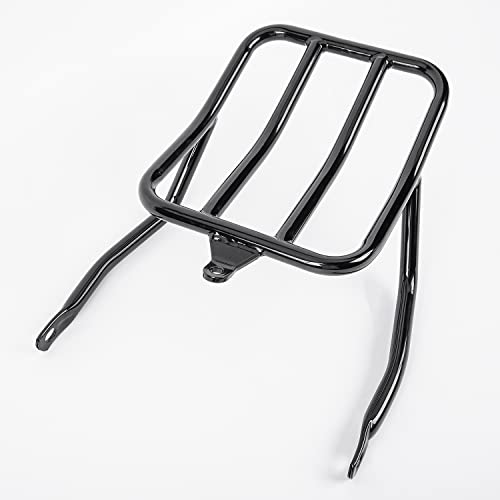 Lorababer Motorcycle Rear Luggage Rack Compatible with B.M.W R18 R 18 2020 2021 2022 2023 2024 R18 Classic 21-24 Rear Solo Seat Fender Shelf Top Case Cargo Carrier Support Holder (Black)