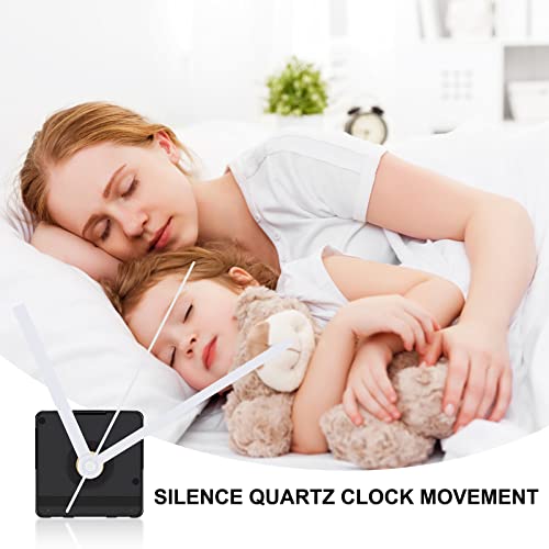 Vokmon Quartz Clock Mechanism Kit,Silent Wall Clock Motor Movement Repair Parts - Image 2