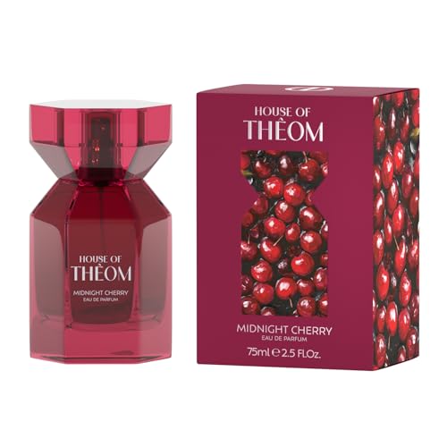 HOUSE OF THÊOM Midnight Cherry Eau de Parfum 75 ml – Sinnlicher Damenduft mit Kirsche und Rose – Süß, gourmandig und fruchtig – Luxuriöser Damenduft