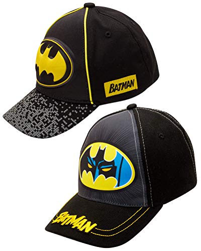 Casquette Batman enfant pour les sorties au parc et activités plein air lot de 2 noir
