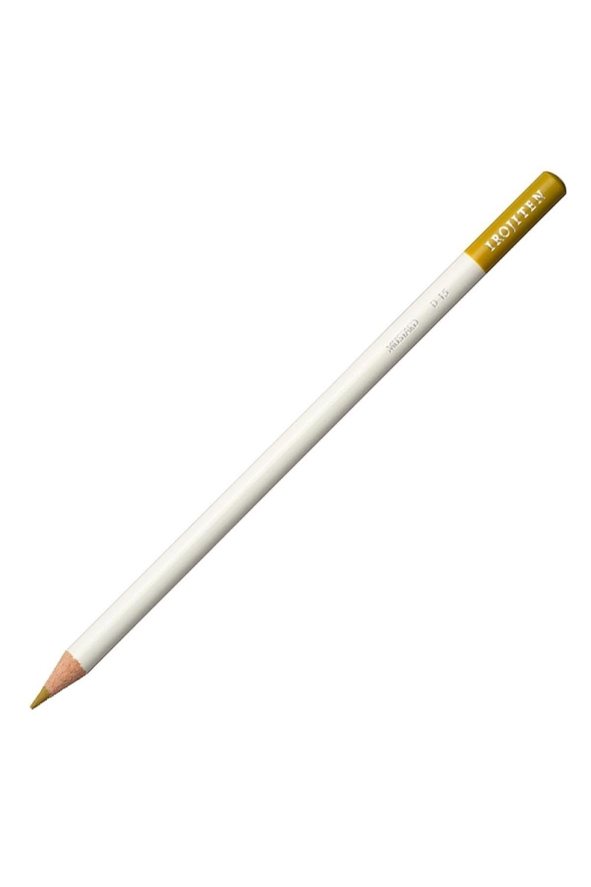 Tombow coloured pencil mustard, wax-based lead with high colour brilliance, artist's colour pencil for professional artists an beginners [CI-RD15]