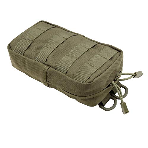 CARIOSYO 1pc 1000d Nylon EDC Taktische Molle medizinische Beutel Utility Military Belt Taille Packtasche Airsoft Jagdzubehör Mag Inhaber Taschen (Farbe : OD) Cover