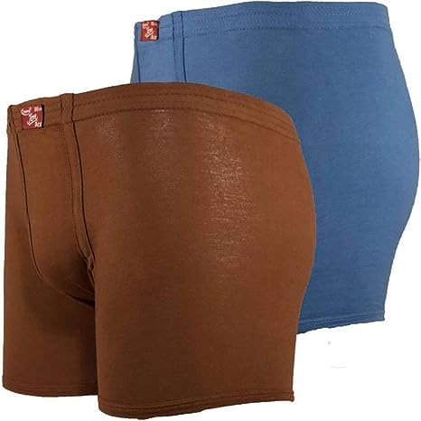 Image of Men's Cotton Trunks (Drawer) || Men's Cotton Brief Best Collection Feel Fresh and Free (Pack of 2)