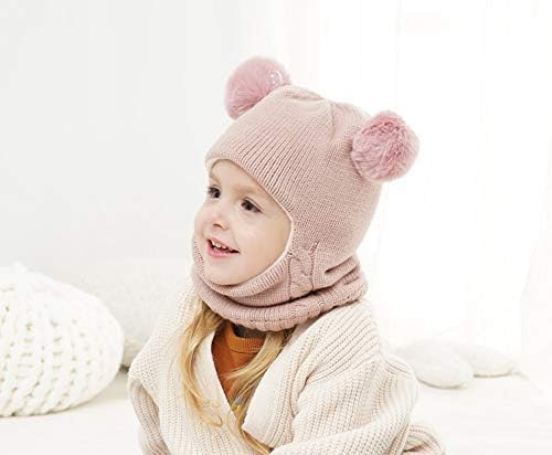 Baby Winter Hat Scarf Set, Unisex Infant Toddler Kids Hat Scarf - Image 2