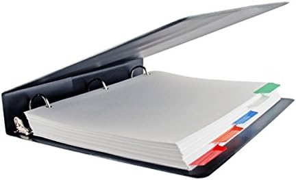 Miniatura 2 de 11" x 8.5" Binder, 1" Angle-D Anillo, Vista Binders (115910), Negro