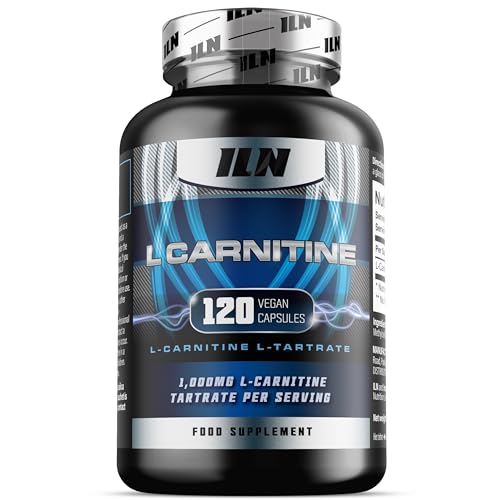 L Carnitina   1000 mg de L Carnitina L Tartrato por dosis   apto para veganos   120 cápsulas