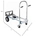 SHZOND 2 in 1 Aluminum Hand Truck Dolly 770lbs Weight Capacity Convertible Hand Truck Utility Cart (2 in 1)