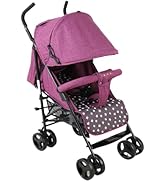 SAYOYO Buggy Faltbar Passend für 6 Monate bis 15 kg, Leichter Kinderwagen mit Korb und Erweiterte...