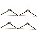 KOMBIUDA 4pcs Laundry Hangers Tubular Clothes Hangers Home Organization Wooden Pants Hangers Dress Hangers Hanger Durability Coat Hangers Solid Wood Hanger Clothing Support Suit
