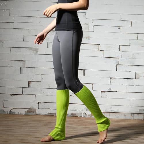 Image of Nanxson Knit Ribbed LegWarmer Women Knit Calf Accessories Leg Sleeves | Solid Neon Boot Socks,Y2K 80s Women's Lolita LegWarmer,Sports Party Yoga Dance Accessories,Winter Ankle Heap Kawaii Sock
