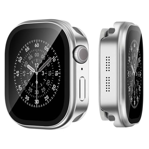 Coque Apple Watch 10 46mm antichoc métallique avec verre trempé intégral