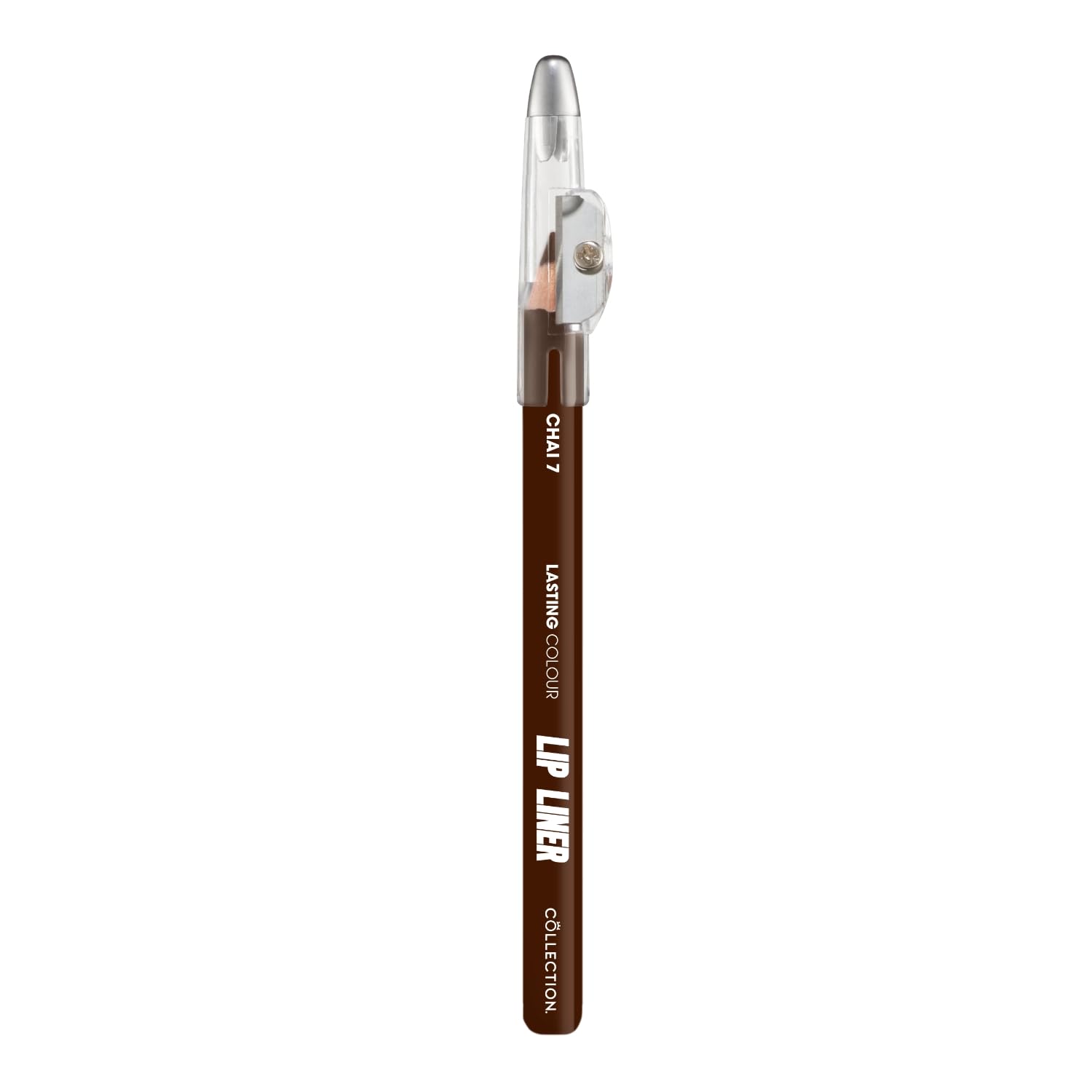 Collection Cosmetics Long-lasting Lip Liner with Sharpener, Highly Pigmented, Creamy, Easy-glide Texture, Smudge-proof & Water-resistant, 1g, Chai