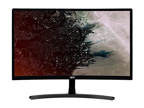 Image of Acer Gaming Monitor 23.6 inch Curved ED242QR Abidpx 1920 x 1080 144Hz Refresh Rate AMD FREESYNC Technology (Display Port, HDMI & DVI Ports),Black