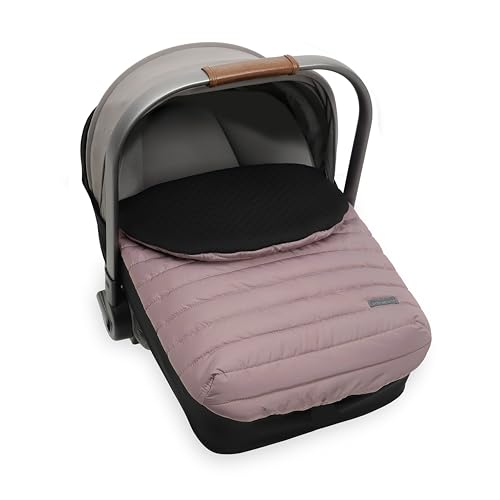 Image of Little Unicorn Winter Car Seat Cover | Premium Insulated Fabric | Universal Fit & Easy to Install | Travel Bag Included (Mauve)