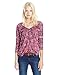 Lucky Brand Women's Pleated Top