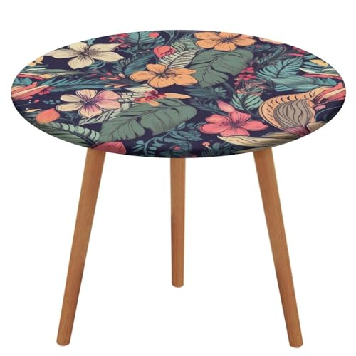 Nappe ronde lavable anti-vent pour table intérieure et extérieure - 6