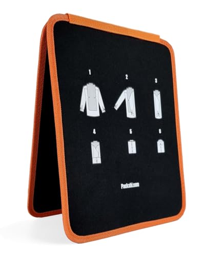 Packshi Sottopiede per Camicie - Asse Pieghevole per Abiti - Cartella per Camicie - 25x31x1,5cm -...
