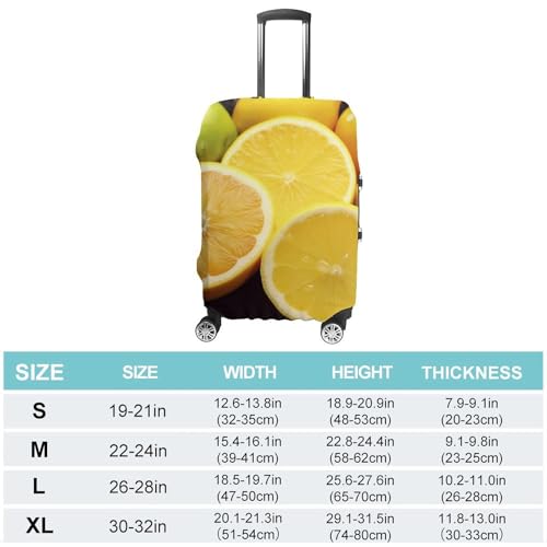 Housse de bagage blanche lavable pour protéger les valises de 48 à 81 cm - 2