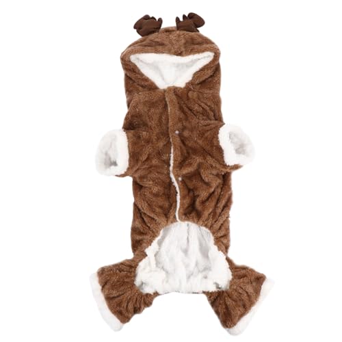 Disfraz de reno navideño para perro talla L