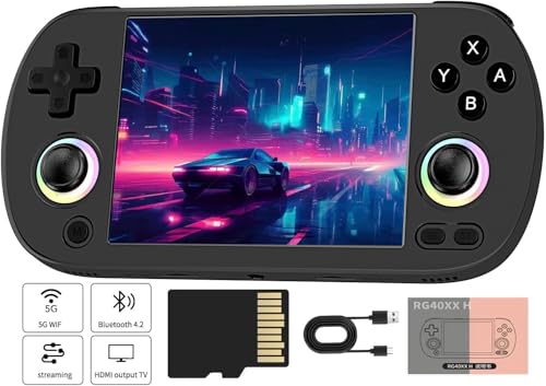 Whatsko RG40XX H Handheld-Spielekonsole Schwarz