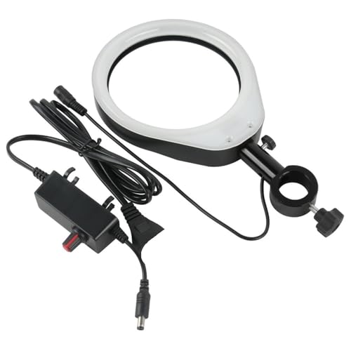 Microscopes Equipment Microscope Illuminators 90mm Industrial Electronic Video Microscope Adjustable Brightness LED Light Source Large Field of View Large Area Illuminator