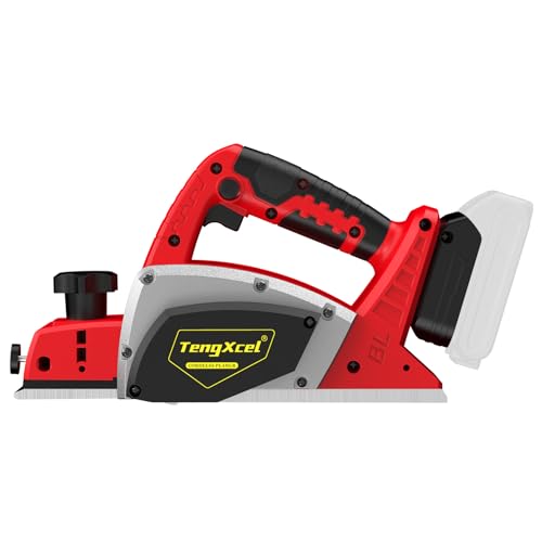 Cordless Planer for Milwaukee 18V MAX Battery 3-1/4 Inch Power Planer with Brushless Motor 30000CPM 2mm Cut Depth Wood Planer for Carpentry Home DIY Woodworking(No Battery)