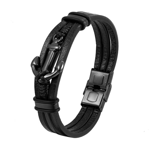 Bracelet en cuir tissé pour hommes idéal pour un style urbain chic au quotidien