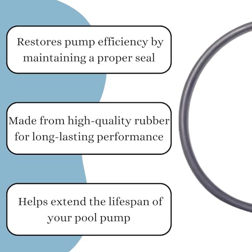 2 Pack Pool Pump Lid O-ring Replacement For Hayward SPX1500P Powerflo 1500, 1580, 1700 Series