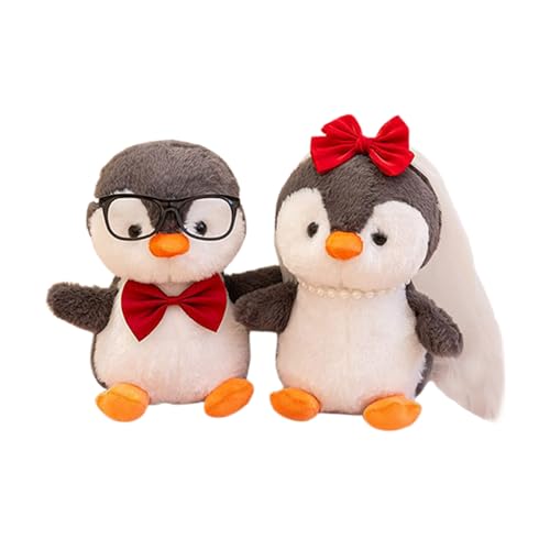 Imagen de Pareja de peluche de pingüino, peluche
