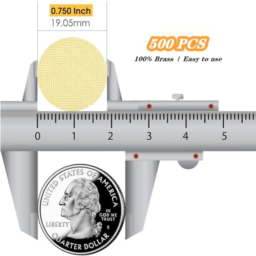 Brass Pipe Screens, 500 Pcs 3/4 Inch Brass Filters, 0.75 Inch Bowl Screens, Silver Storage Box - Image 6