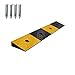 Price comparison product image tonchean Rubber Kerb Ramp 100x15x5cm Wheelchair Ramp 5cm Heigh Threshold Ramps Curb Ramp Non-slip Door StepRamp with 4 Bolts for Doorways Garage Sidewalk Bike Motorcycle Truck Scooter